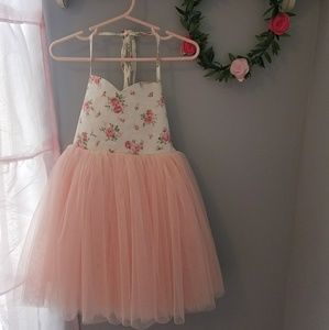 Floral & Tulle Dress